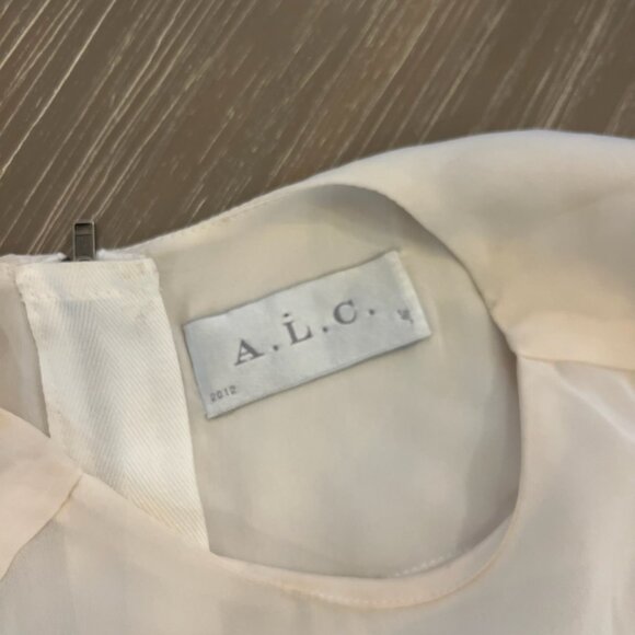 A.L.C. Silk Peplum Blouse - Picture 2 of 5